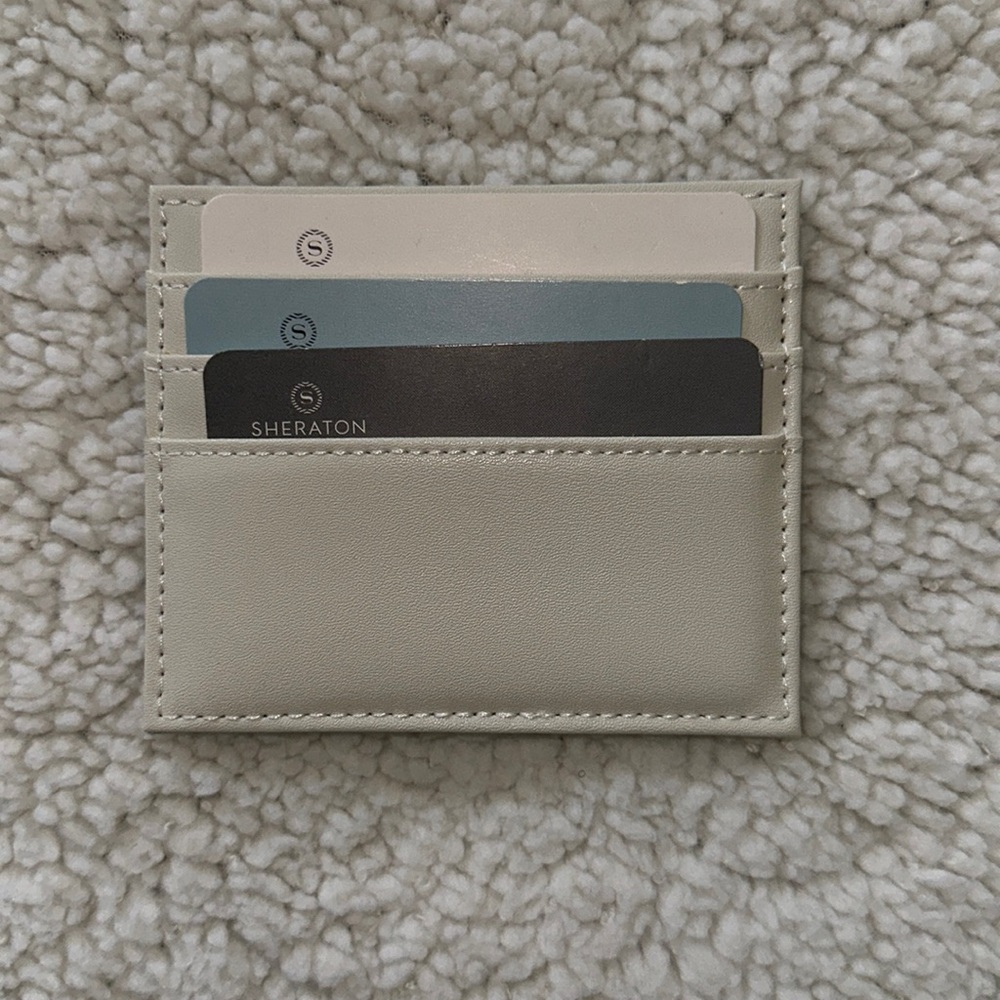 Small pocket travel wallet card ID holder